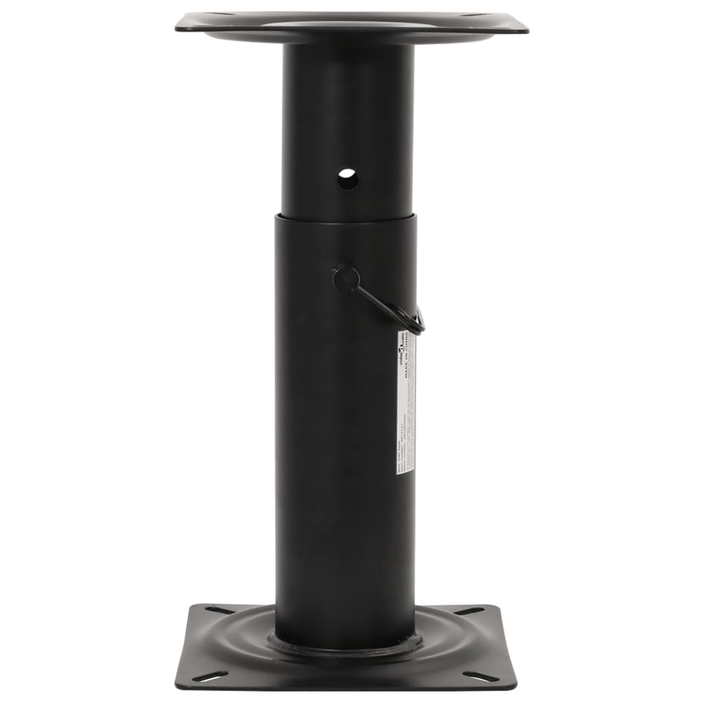 Boat Seats 2 pcs with Pedestal Height Adjustable 360° Rotatable