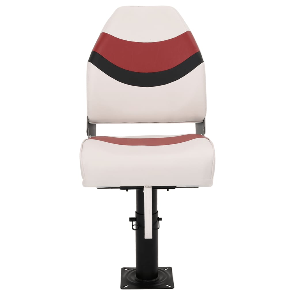 Boat Seat with Pedestal Height Adjustable 360° Rotatable