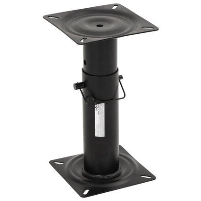 Boat Seats 2 pcs with Pedestal Height Adjustable 360° Rotatable