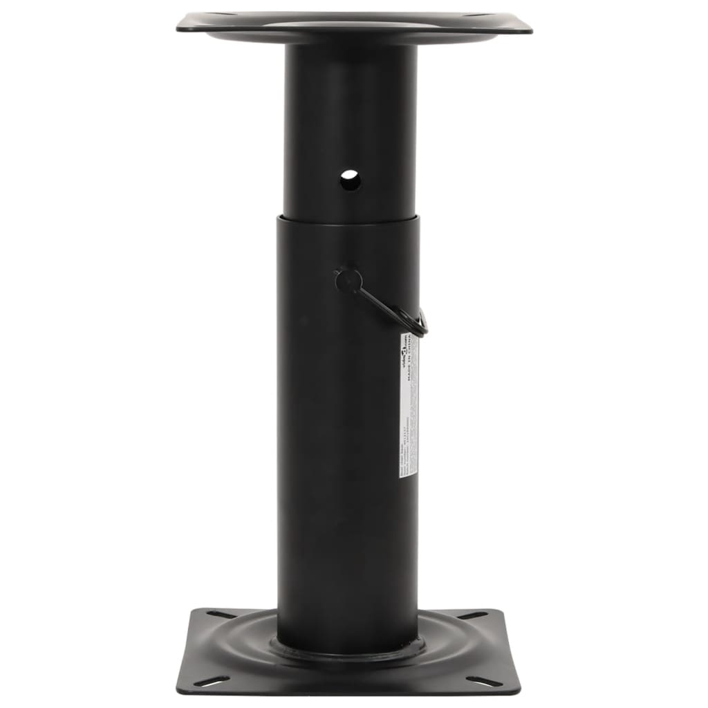 Boat Seats 2 pcs with Pedestal Height Adjustable 360° Rotatable