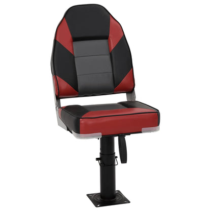 Boat Seat with Pedestal Height Adjustable 360° Rotatable