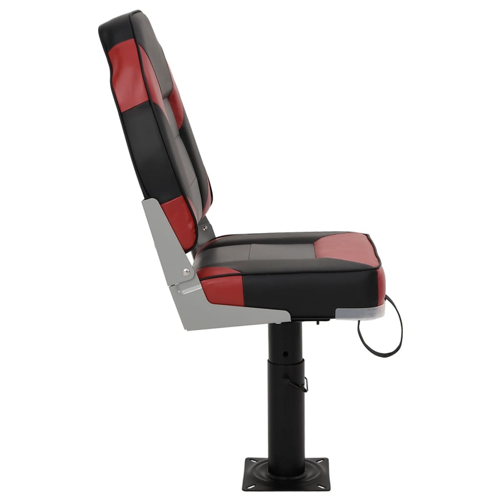 Boat Seat with Pedestal Height Adjustable 360° Rotatable