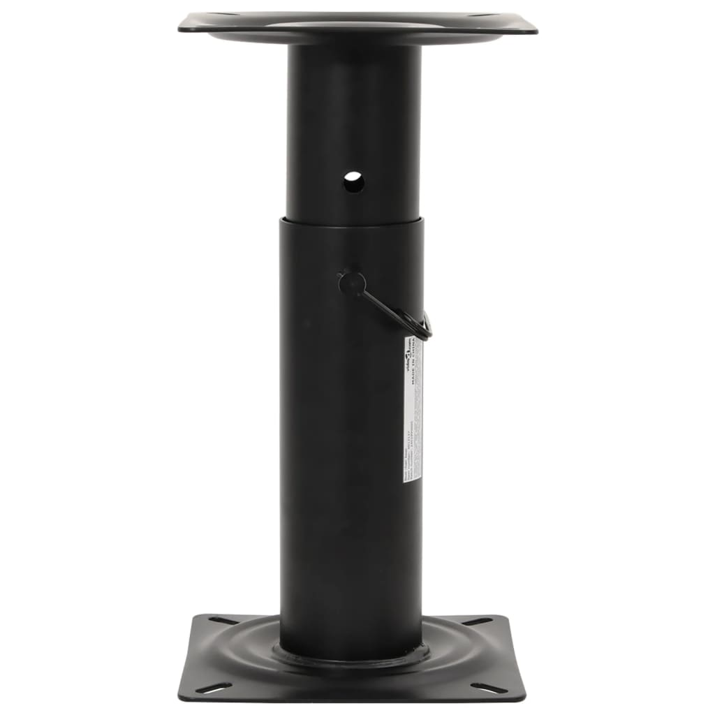 Boat Seats 2 pcs with Pedestal Height Adjustable 360° Rotatable