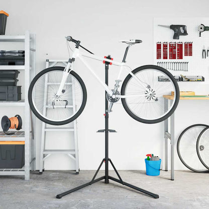 Bike Repair Stand Foldable Adjustable 92-152 cm Red Steel