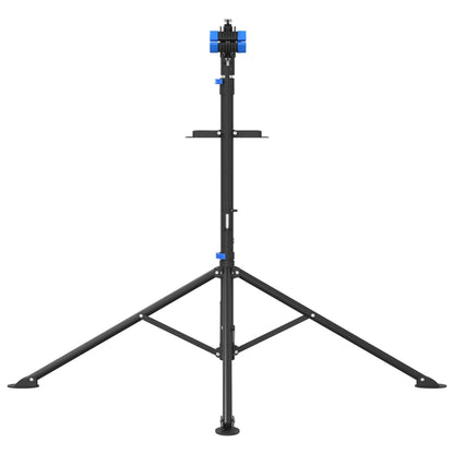 Bike Repair Stand Foldable Adjustable 108-188 cm Blue Steel