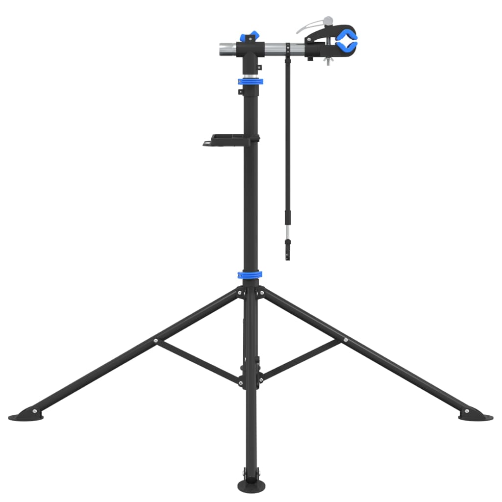 Bike Repair Stand Foldable Adjustable 108-188 cm Blue Steel