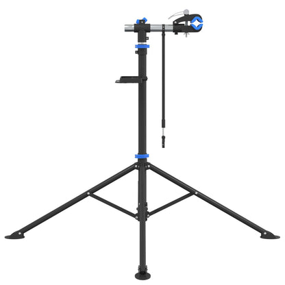 Bike Repair Stand Foldable Adjustable 108-188 cm Blue Steel