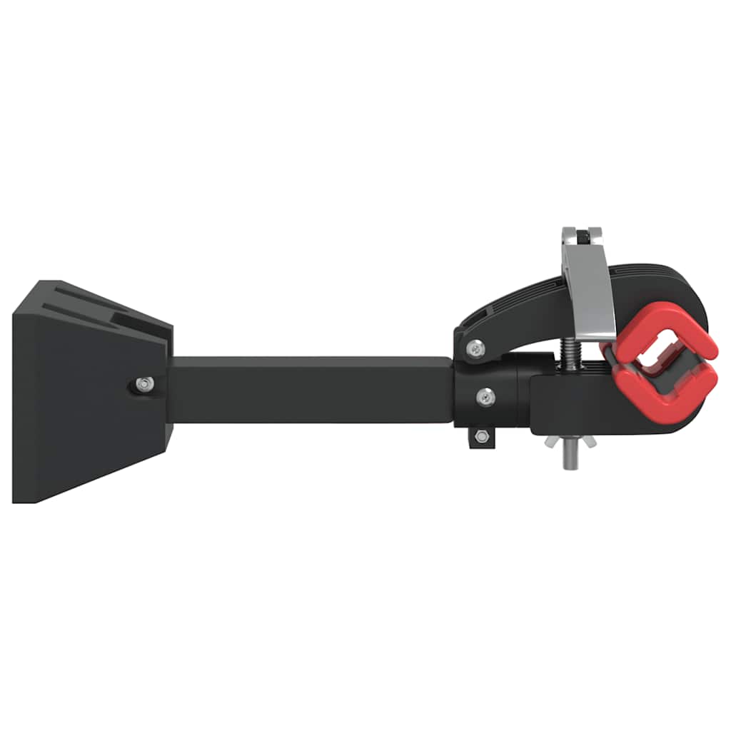 Bike Repair Stand Wall Mounted Foldable Red and Black Steel