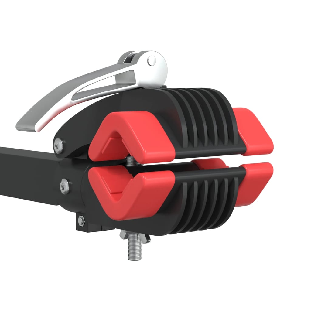 Bike Repair Stand Wall Mounted Foldable Red and Black Steel