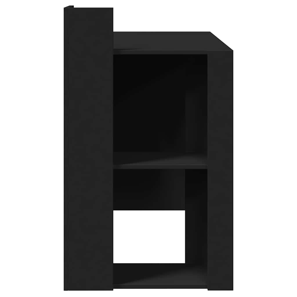 Office Desk Black 103.5x56.5x94 cm Engineered Wood