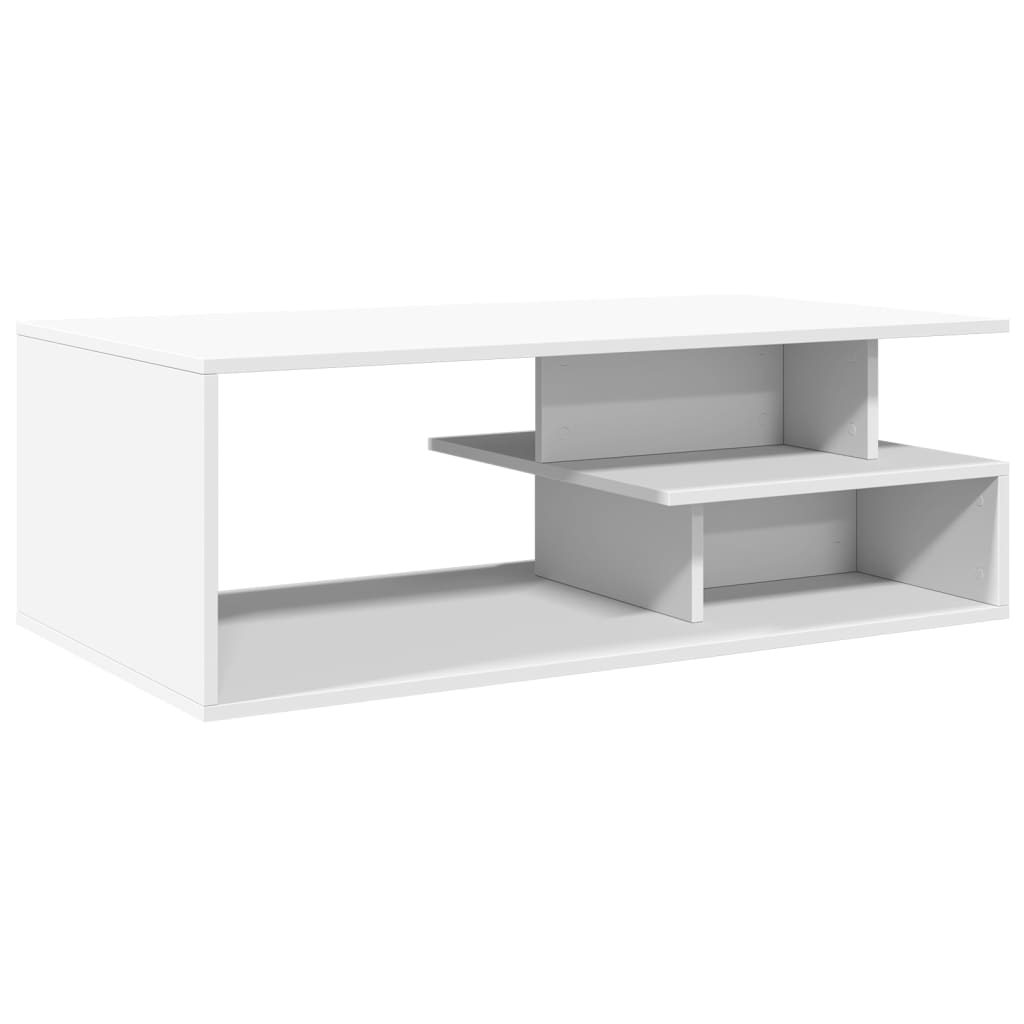 Coffee Table White 102x55x35 cm Engineered Wood
