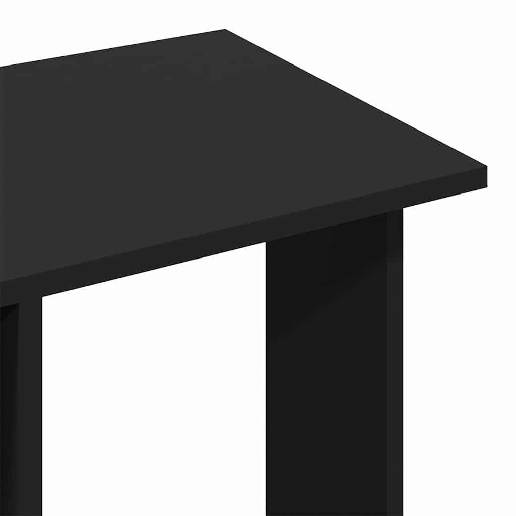 Wardrobe with Wheels Black 102x38x110 cm Engineered Wood