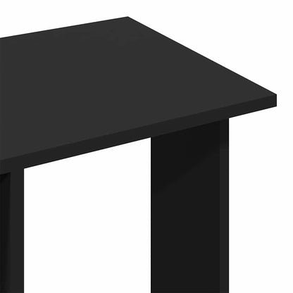 Wardrobe with Wheels Black 102x38x110 cm Engineered Wood