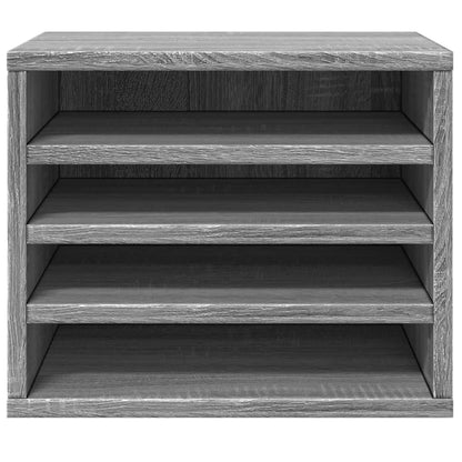 Desk Organiser Grey Sonoma 36x26x29.5 cm Engineered wood