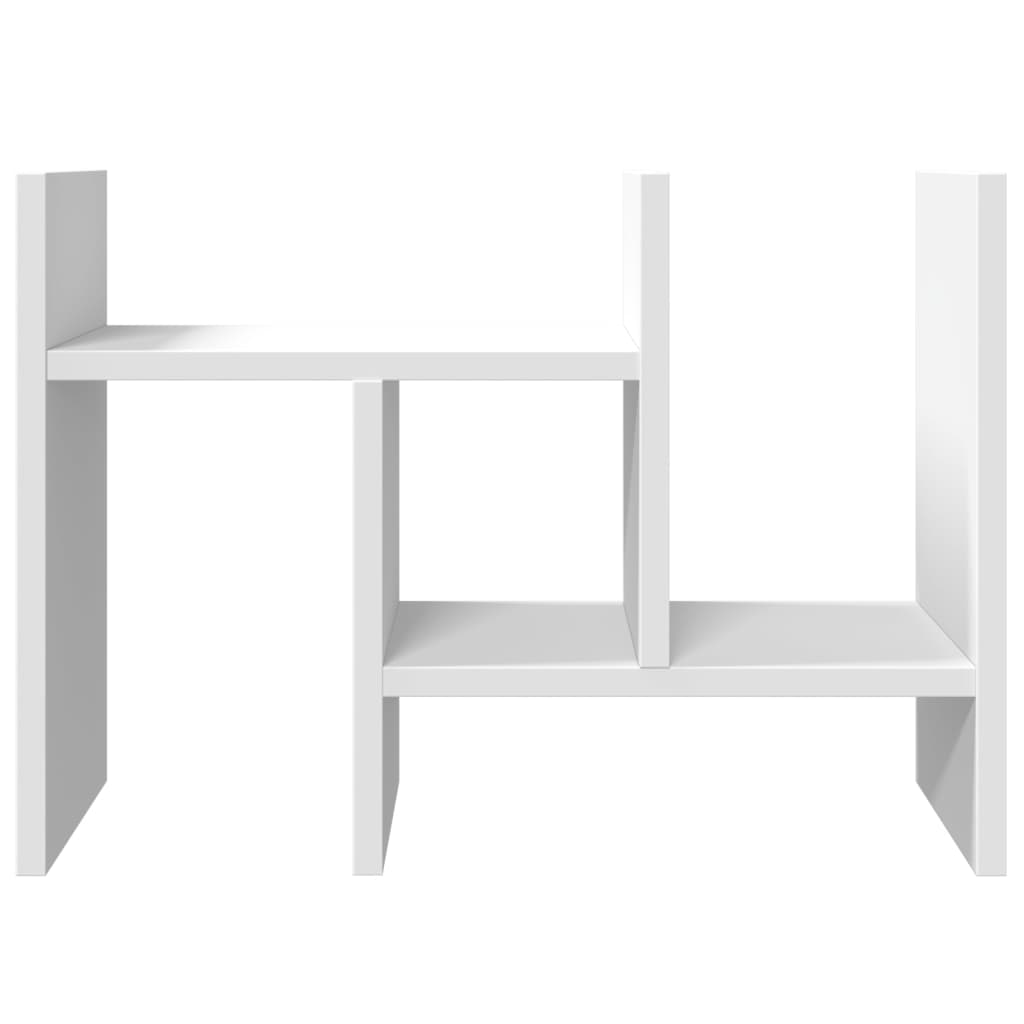 Desk Organiser White 34.5x15.5x35.5 cm Engineered wood