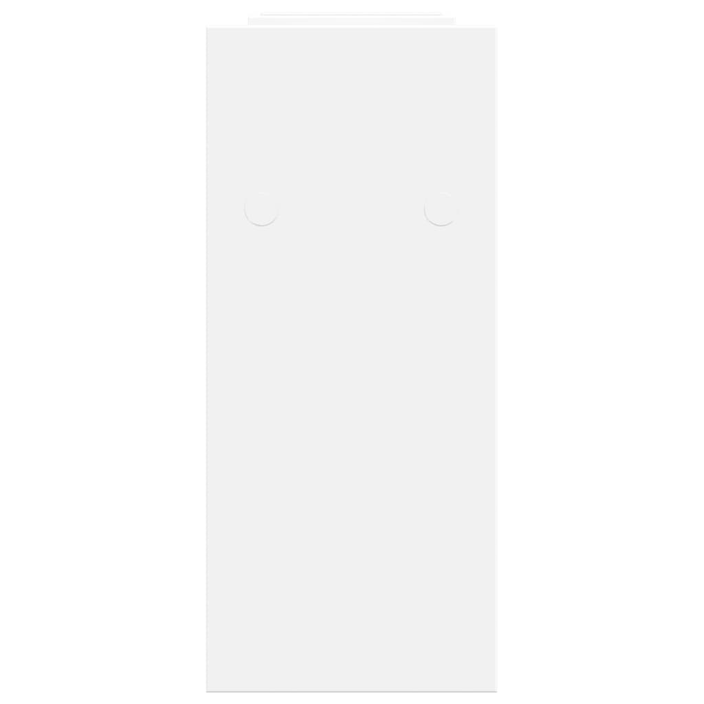 Desk Organiser White 34.5x15.5x35.5 cm Engineered wood