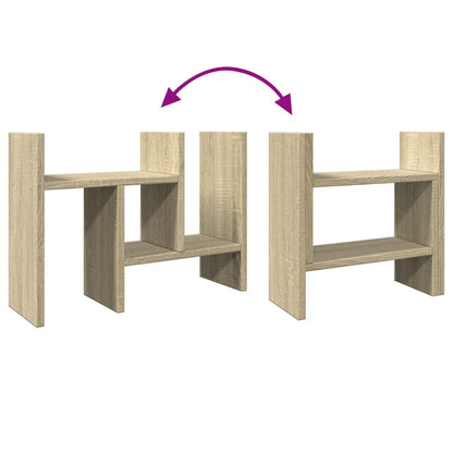 Desk Organiser Sonoma Oak 34.5 x 15.5 x 35.5 cm Engineered Wood