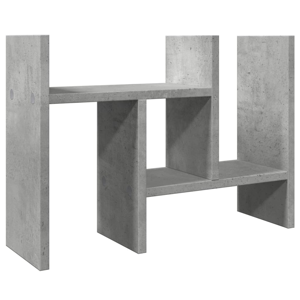 Desk Organiser Concrete Grey 34,5x15,5x35,5 cm Engineered wood