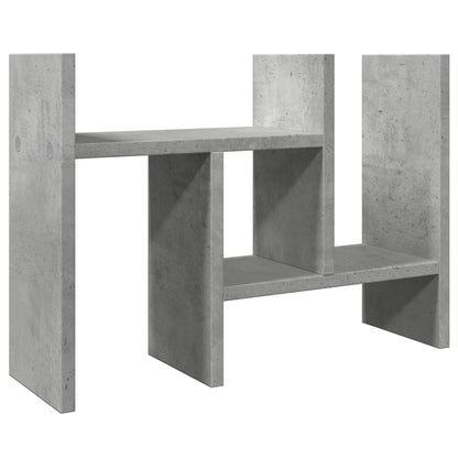 Desk Organiser Concrete Grey 34,5x15,5x35,5 cm Engineered wood