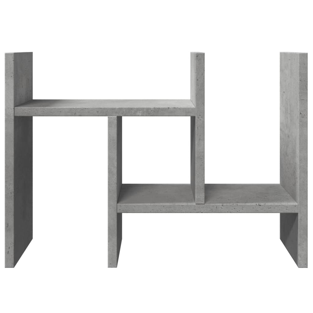 Desk Organiser Concrete Grey 34,5x15,5x35,5 cm Engineered wood