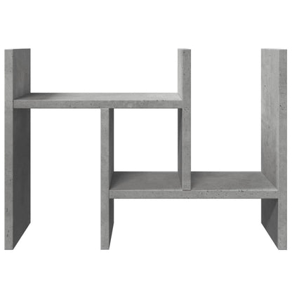 Desk Organiser Concrete Grey 34,5x15,5x35,5 cm Engineered wood