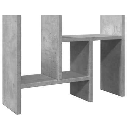 Desk Organiser Concrete Grey 34,5x15,5x35,5 cm Engineered wood