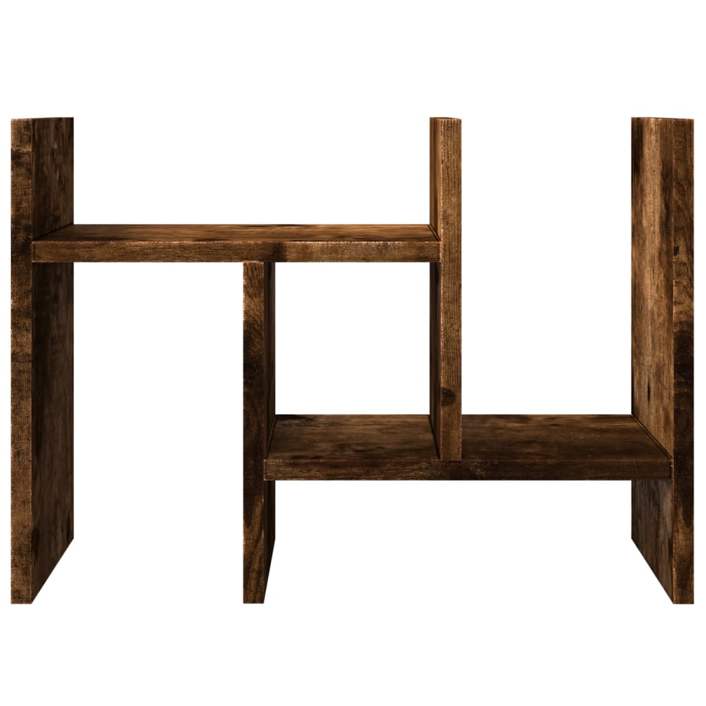 Desk Organiser Smoked Oak 34.5 x 15.5 x 35.5 cm Engineered Wood