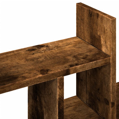 Desk Organiser Smoked Oak 34.5 x 15.5 x 35.5 cm Engineered Wood