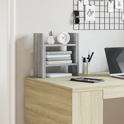 Desk Organiser Grey Sonoma 34.5 x 15.5 x 35.5 cm