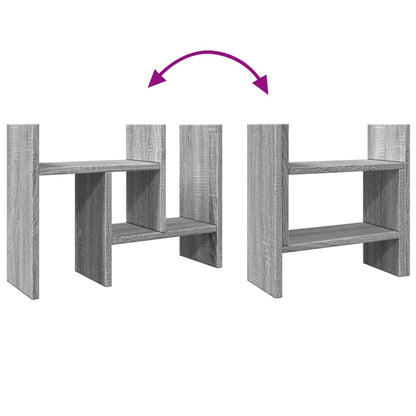 Desk Organiser Grey Sonoma 34.5 x 15.5 x 35.5 cm