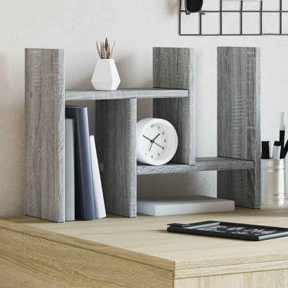 Desk Organiser Grey Sonoma 34.5 x 15.5 x 35.5 cm