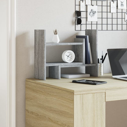 Desk Organiser Grey Sonoma 38.5x17x39 cm Engineered wood