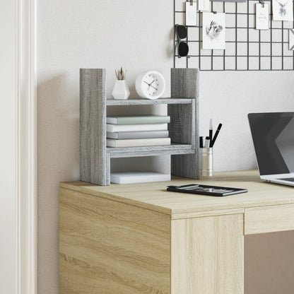 Desk Organiser Grey Sonoma 38.5x17x39 cm Engineered wood