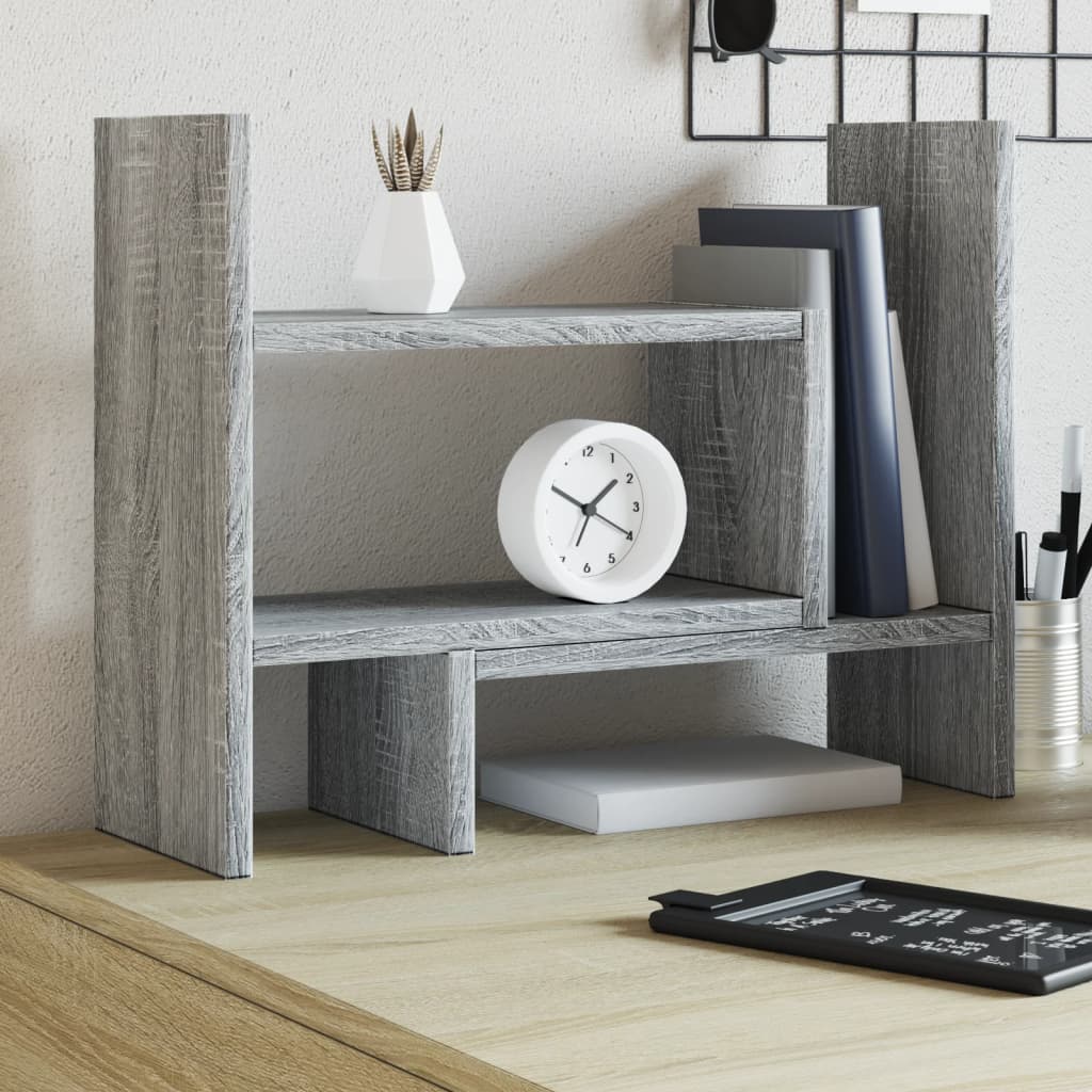 Desk Organiser Grey Sonoma 38.5x17x39 cm Engineered wood