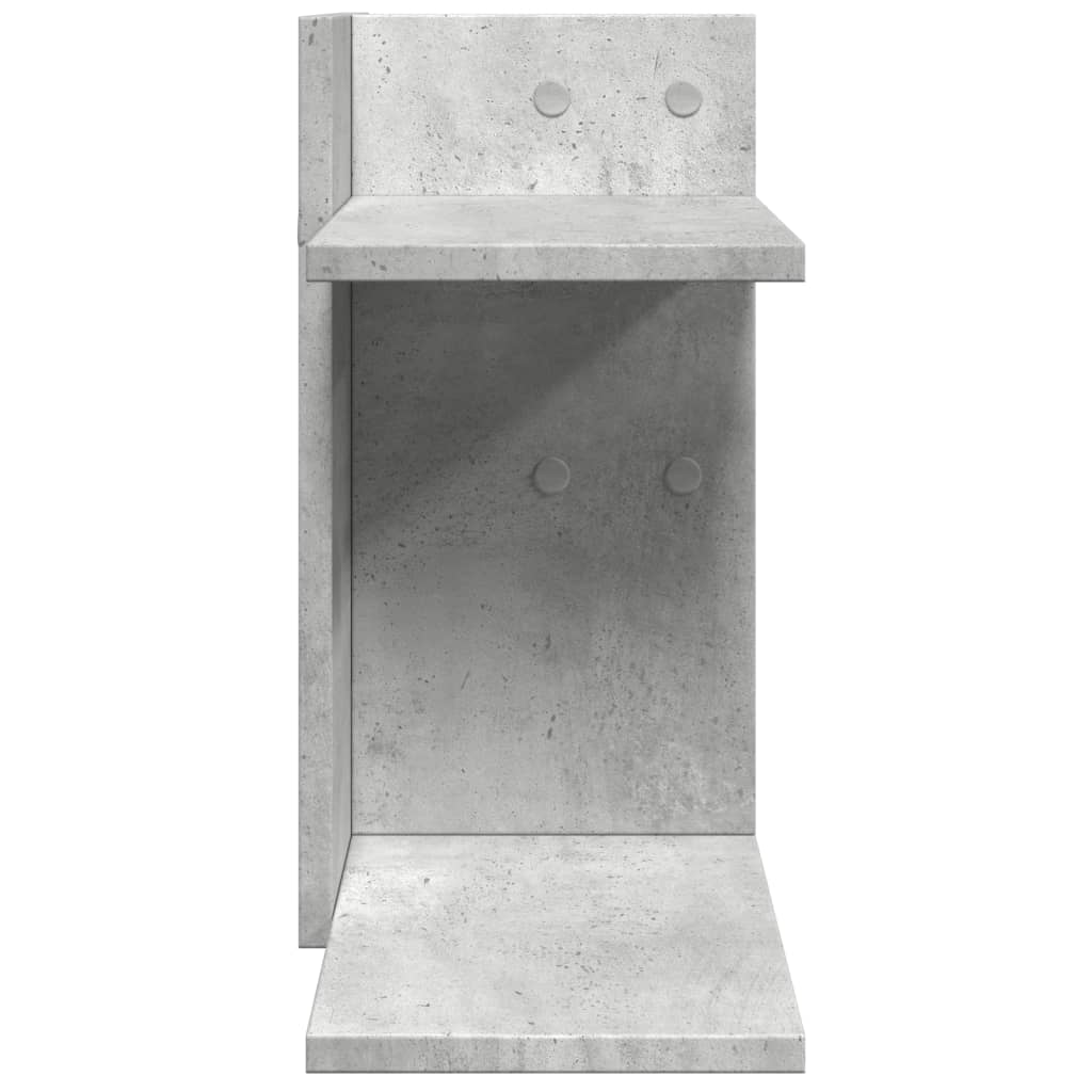 Desk Organiser Concrete Grey 42x21.5x42 cm Engineered wood