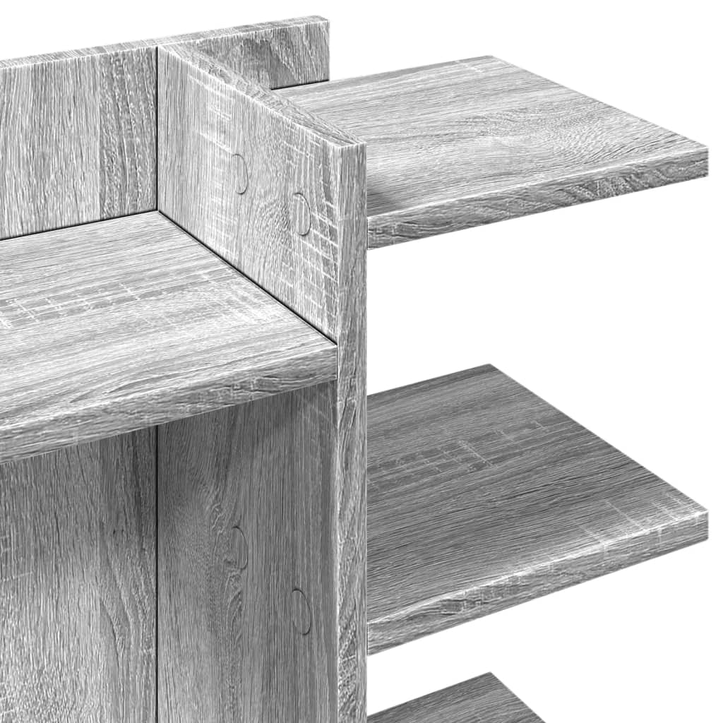 Desk Organiser Grey Sonoma 42x21.5x42 cm Engineered wood