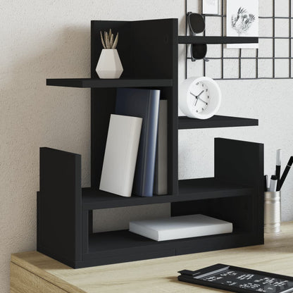 Desk Organiser Black 49x20x52.5 cm Engineered wood