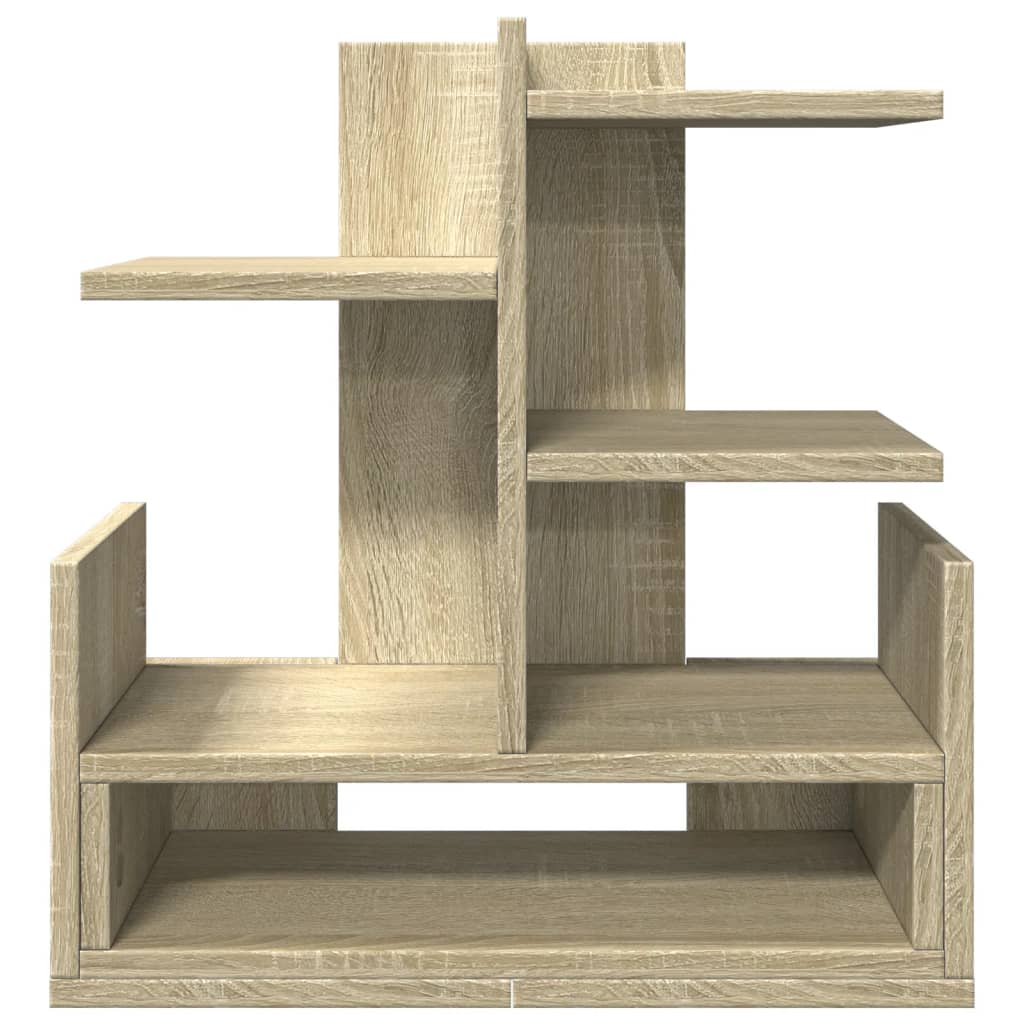 Desk Organiser Sonoma Oak 49x20x52.5 cm Engineered wood