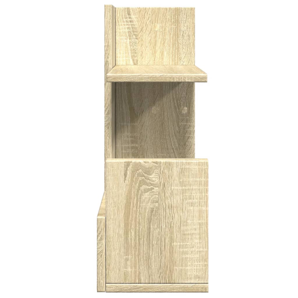 Desk Organiser Sonoma Oak 49x20x52.5 cm Engineered wood