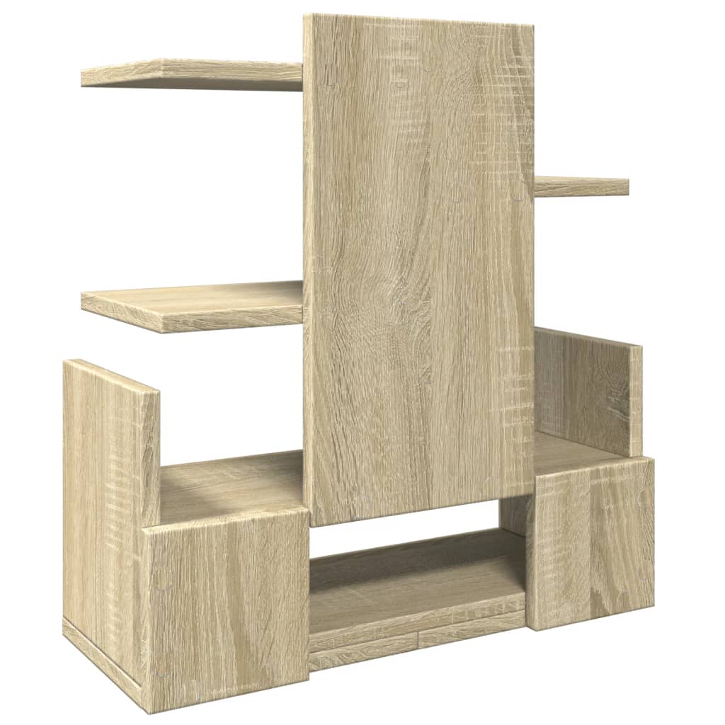 Desk Organiser Sonoma Oak 49x20x52.5 cm Engineered wood