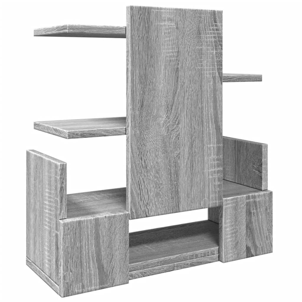Desk Organiser Grey Sonoma 49x20x52.5 cm Engineered wood