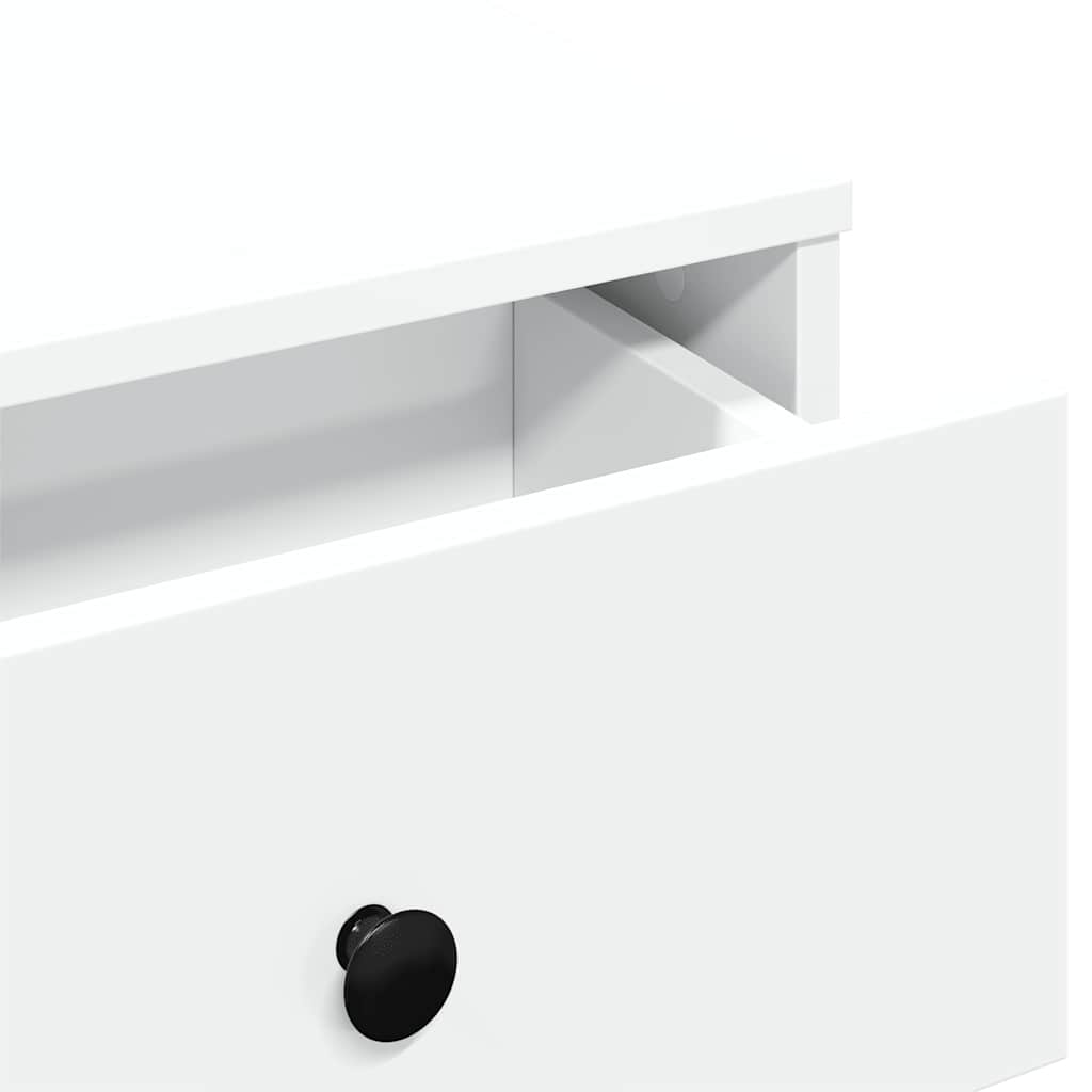 Coffee Table White 60x45x31 cm Engineered Wood