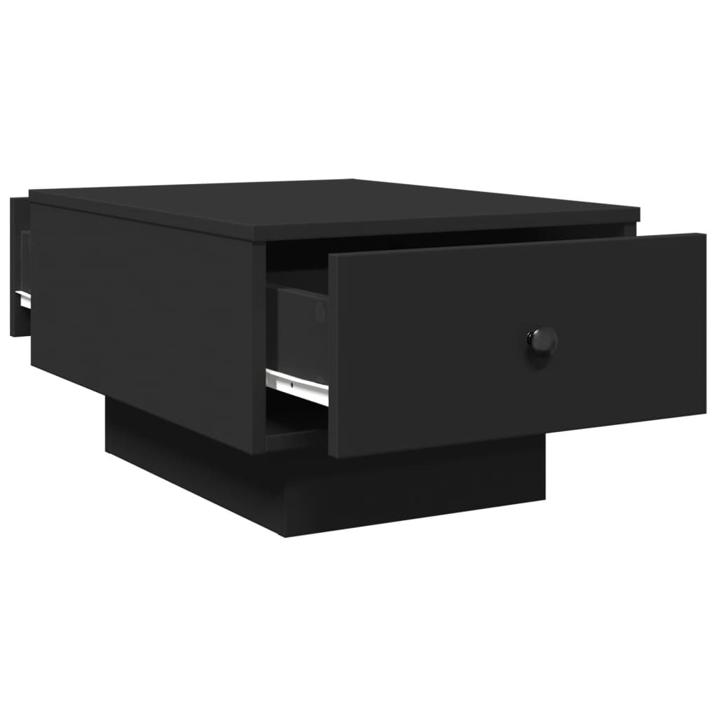 Coffee Table Black 60x45x31 cm Engineered Wood