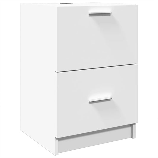 Sink Cabinet | White | Engineered wood | Medium | Sink Cabinet