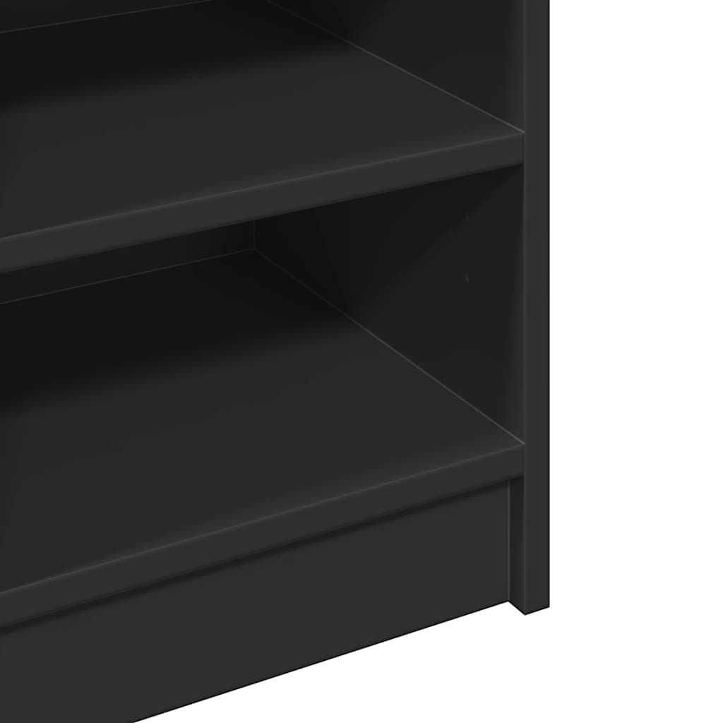 Sink Cabinet Black 90x29x55 cm Engineered Wood