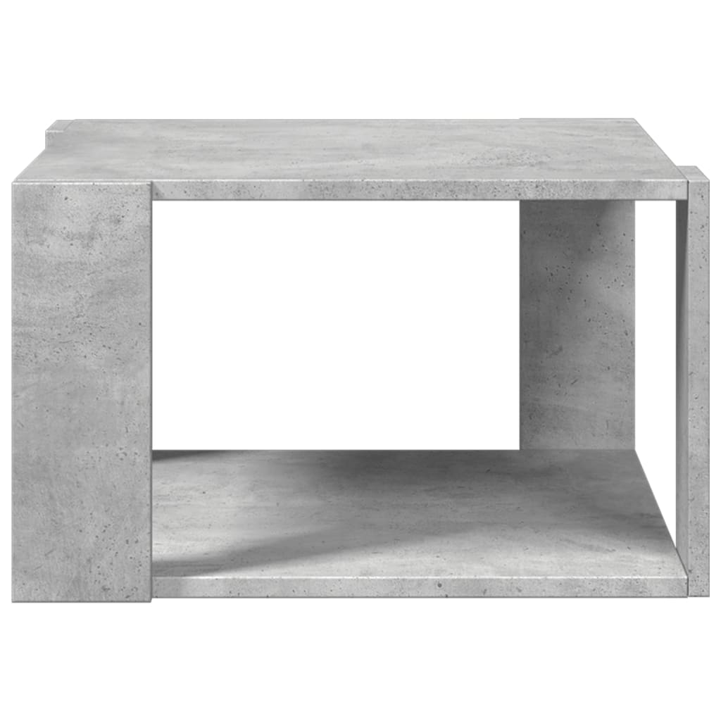 Coffee Table Concrete Grey 51.5x51.5x30 cm Engineered Wood