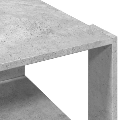 Coffee Table Concrete Grey 51.5x51.5x30 cm Engineered Wood