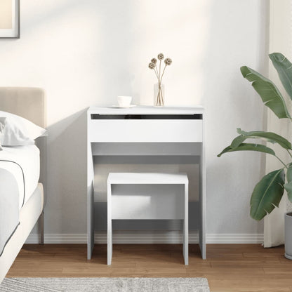 Dressing Table and Stool White 60x40x113,5 cm