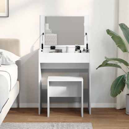Dressing Table and Stool White 60x40x113,5 cm
