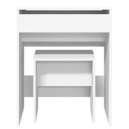 Dressing Table and Stool White 60x40x113,5 cm